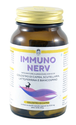 IMMUNO NERV COLOSTRO DI CAPRA SISTEMA NERVOSO 60 CAPSULE VEGETALI - Pharmaleader