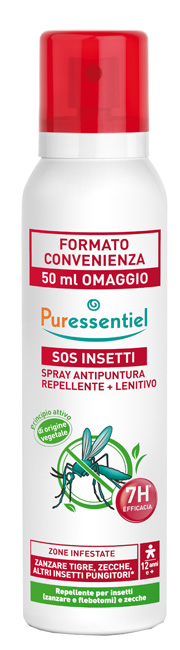 PURESSENTIEL SPRAY ANTIPUNTURA SOS INSETTI PMC 200 ML - Pharmaleader