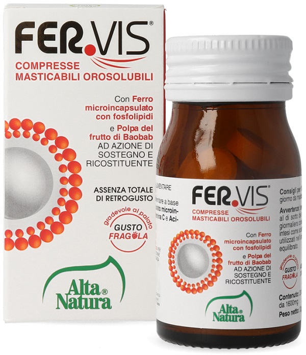 FERVIS 20 COMPRESSE MASTICABILI OROSOLUBILI - Pharmaleader