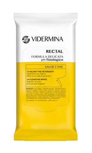 VIDERMINA RECTAL SALVIETTINE 15 PEZZI - Pharmaleader