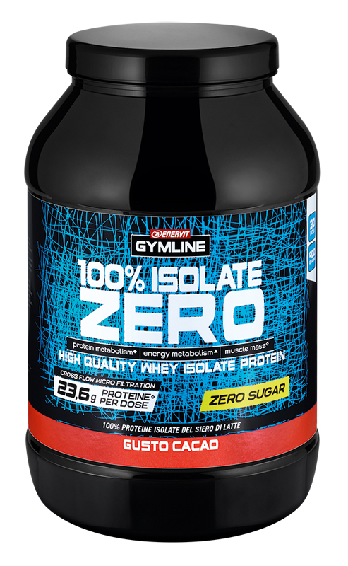 GYMLINE 100% WHEY ISO ZERO CACAO 900 G - Pharmaleader