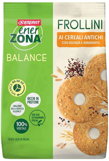 ENERZONA FROLLINI VEG CEREALI ANTICHI 250 G - Pharmaleader