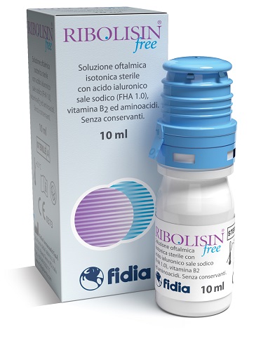COLLIRIO SOLUZIONE OFTALMICA RIBOLISIN FREE 10 ML - Pharmaleader