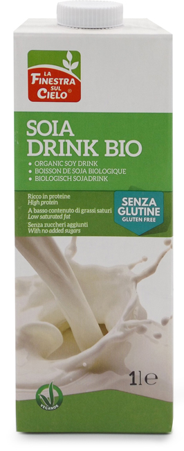 BEVANDA SOIA DRINK SENZA GLUTINE BIO 1 LITRO - Pharmaleader