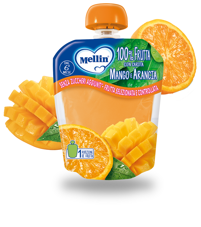 MELLIN POUCH ARANCIA MANGO 90 G - Pharmaleader