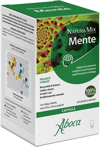 NATURA MIX ADVANCED MENTE 50 CAPSULE - Pharmaleader