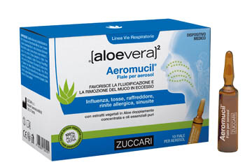 ALOEVERA2 AEROMUCIL 10 FIALE 5 ML - Pharmaleader