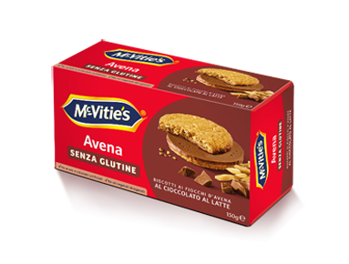 MC VITIE'S AVENA AL CIOCCOLATO AL LATTE SENZA GLUTINE 150 G - Pharmaleader
