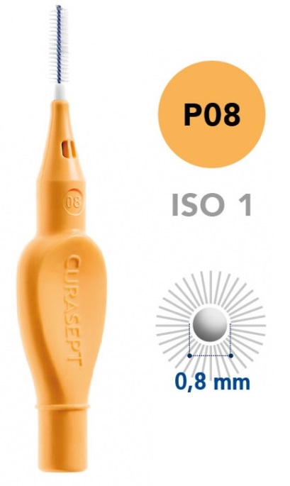 CURASEPT PROXI P08 ARANCIO CHIARO/TANGERINO 5 PEZZI - Pharmaleader