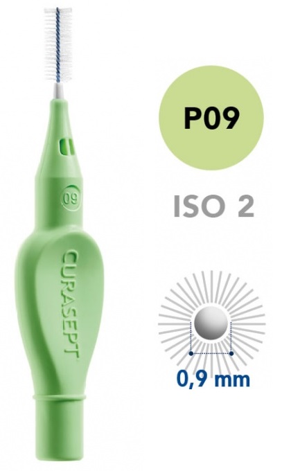 CURASEPT PROXI P09 VERDE CHIARO/LIGHT GREEN 5 PEZZI - Pharmaleader