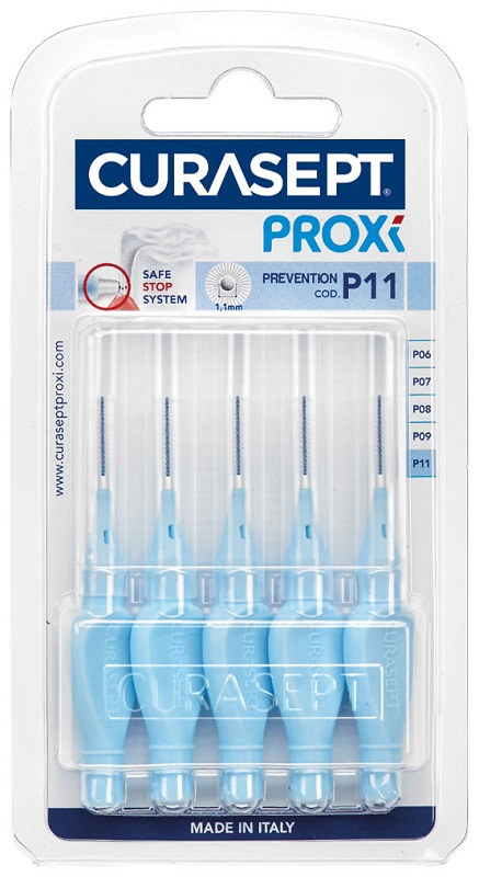 CURASEPT PROXI P11 AZZURRO/LIGHT BLUE 5 PEZZI - Pharmaleader