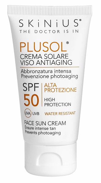 PLUSOL CREMA SOLARE VISO SPF50 50 ML - Pharmaleader