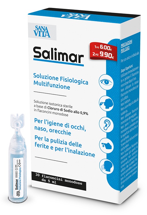 SANAVITA SOLUZIONE FISIOLOGICA 30 FIALOIDI X 5 ML - Pharmaleader