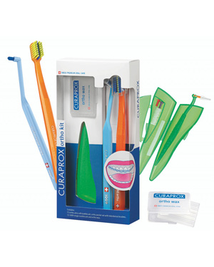 CURAPROX ORTHO KIT 1 SET COMPOSTO DA CS 5460 ORTHO+CS 1009 SINGLE+CPS ORTHO POCKET SET+ORTHO WAX - Pharmaleader