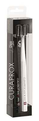 SPAZZOLINO CURAPROX WHITE IS BLACK WHITE/BLACK 2 PEZZI - Pharmaleader
