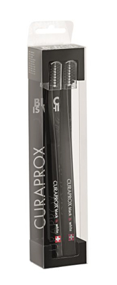 CURAPROX BLACK IS WHITE DENTIFRICI SBIANCANTI 2 SPAZZOLINI - Pharmaleader