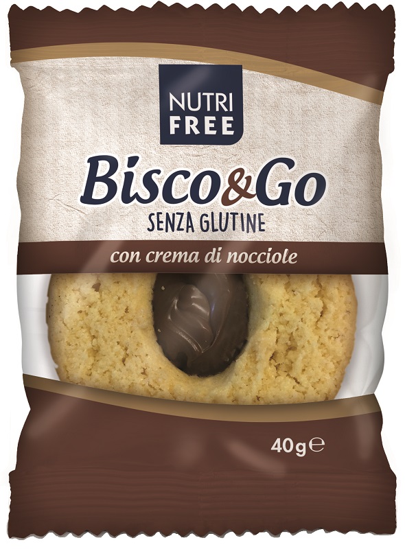 NUTRIFREE BISCO&GO CON CREMA DI NOCCIOLE 40 G - Pharmaleader