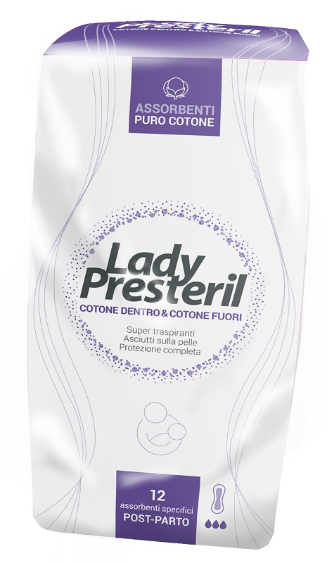 LADY PRESTERIL POSTPARTO 12 PEZZI - Pharmaleader
