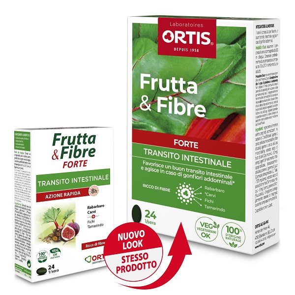 FRUTTA & FIBRE FORTE 24 COMPRESSE - Pharmaleader