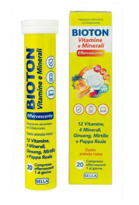 BIOTON VITAMINE E MINEALI 20 COMPRESSE EFFERVESCENTI - Pharmaleader
