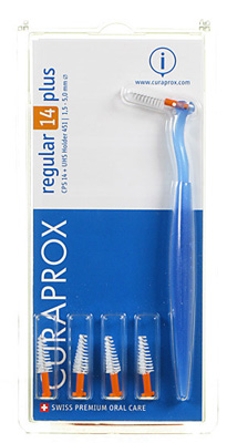 CURAPROX CPS REGULAR CPS 14 CON 5 SCOVOLINI + SUPPORTO - Pharmaleader