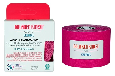 DOLAREN KINESI EMULGEL CEROTTO TERAPEUTICO FUCSIA CM 5X5 M IN ROTOLO - Pharmaleader