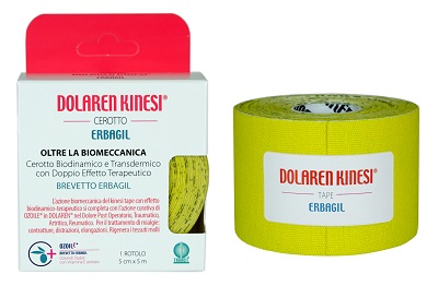 DOLAREN KINESI EMULGEL CEROTTO TERAPEUTICO GIALLO CM 5X5 M IN ROTOLO - Pharmaleader