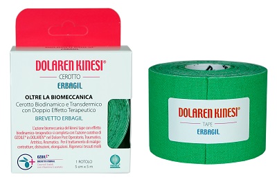 DOLAREN KINESI EMULGEL CEROTTO TERAPEUTICO VERDE CM 5X5 M IN ROTOLO - Pharmaleader