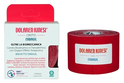 DOLAREN KINESI EMULGEL CEROTTO TERAPEUTICO ROSSO CM 5X5 M IN ROTOLO - Pharmaleader