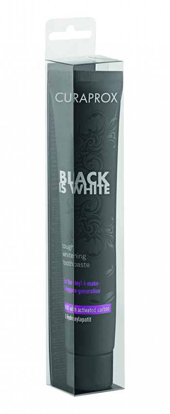 CURAPROX BLACK IS WHITE DENTIFRICIO TRAVEL SIZE 10 ML - Pharmaleader