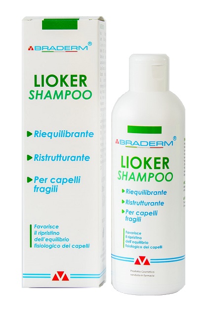 LIOKER SHAMPOO 200 ML BRADERM - Pharmaleader
