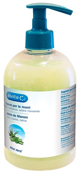 ALVITA SAPONE MANI ALOE VERA 500 ML - Pharmaleader