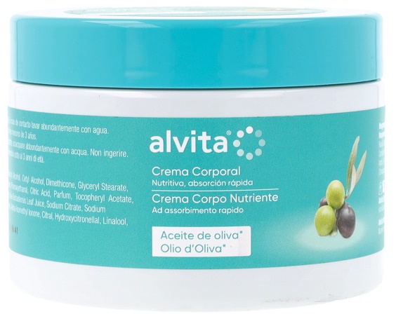 ALVITA CREMA CORPO NUTRIENTE OLIO D'OLIVA 300 ML - Pharmaleader