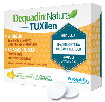 DEQUADIN NATURA TUXILEN 20 COMPRESSE - Pharmaleader
