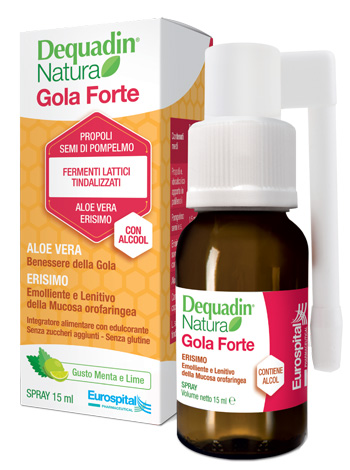 DEQUADIN NATURA GOLA FORTE SPRAY 15 ML - Pharmaleader