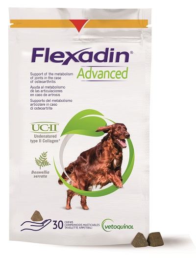 FLEXADIN ADVANCED CANE TUTTE LE TAGLIE 30 TAVOLETTE APPETIBILI - Pharmaleader