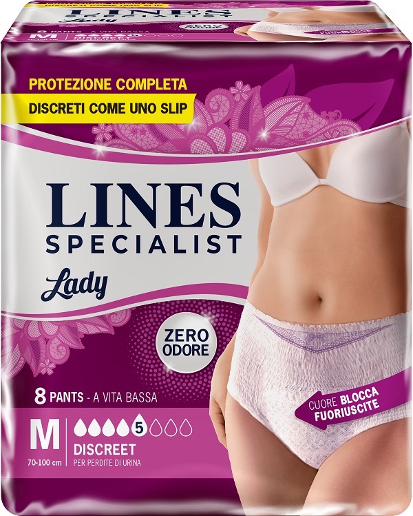 LINES SPECIALIST PANTS DISCREET M FARMA 8 PEZZI - Pharmaleader