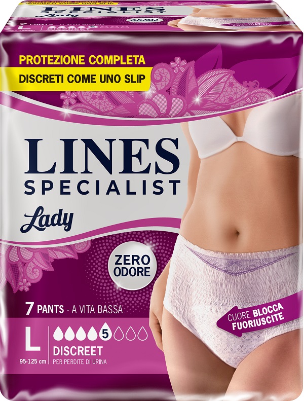 LINES SPECIALIST PANTS DISCREET L FARMA 7 PEZZI - Pharmaleader