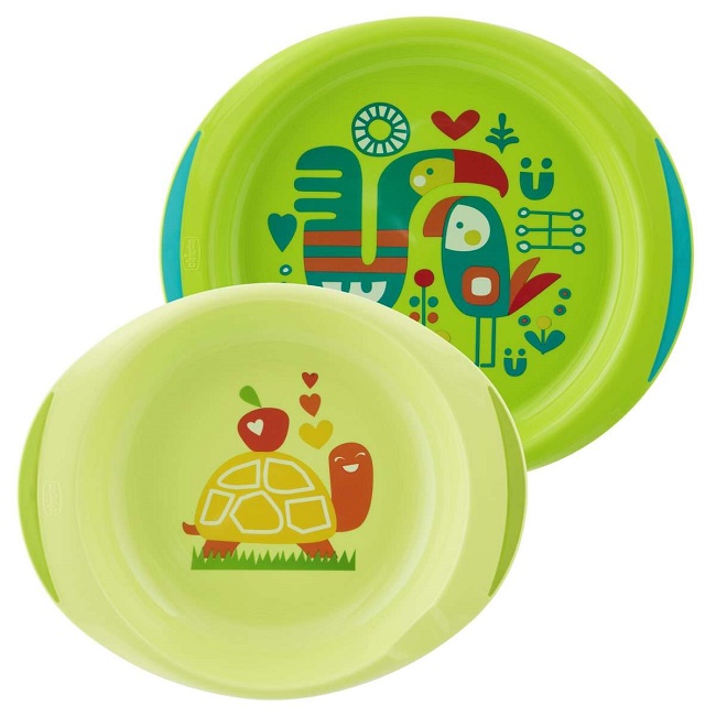 CHICCO PIATTO FONDO E PIANO 12M+ VERDE - Pharmaleader