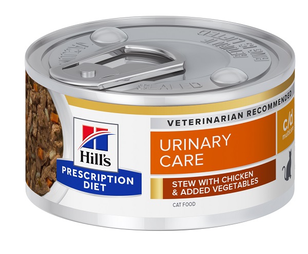 PRESCRIPTION DIET FELINE URINARY CARE C/D MULTICARE POLLO E STUFATO 82 G - Pharmaleader
