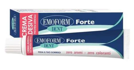 CREMA ADESIVA EMOFORM DENT FORTE PER PROTESI DENTALI 70 G - Pharmaleader