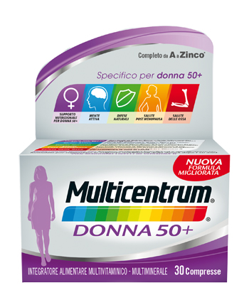 MULTICENTRUM DONNA 50+ 60 COMPRESSE - Pharmaleader