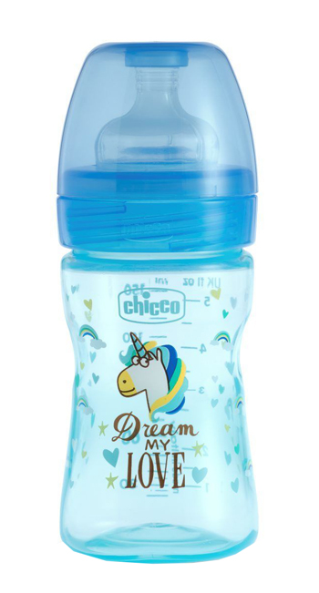 CHICCO BIBERON WB FANTASTIC LOVE SILICONE 150 ML - Pharmaleader