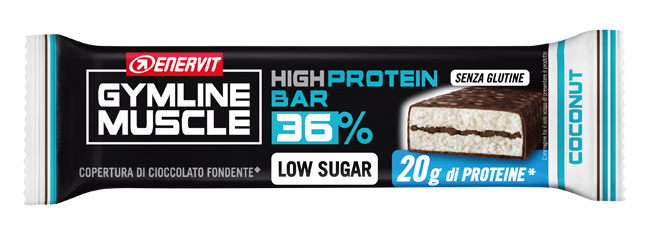 GYMLINE 20G PROTEINBAR LS COCONUT 55 G - Pharmaleader