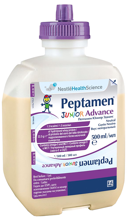 PEPTAMEN JUNIOR ADVANCE NEUTRO 500 ML - Pharmaleader