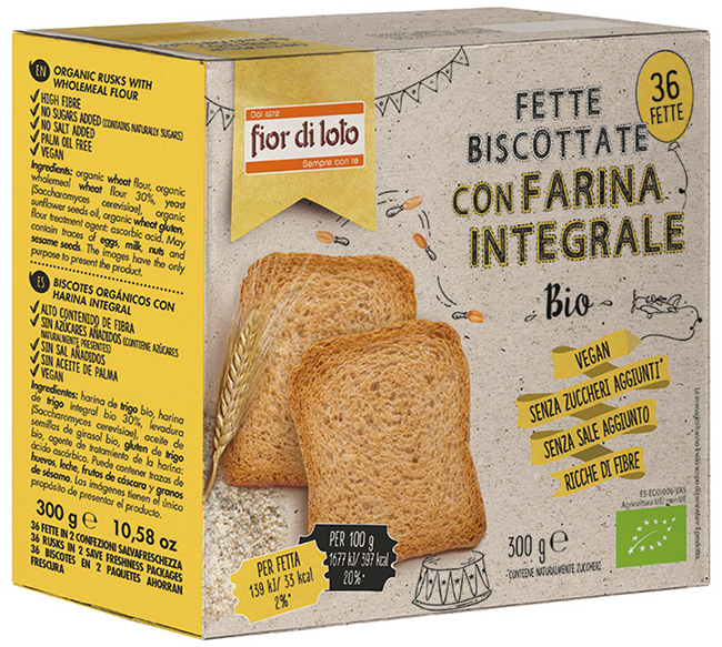FETTE BISCOTTATE INTEGRALI FRUMENTO - Pharmaleader
