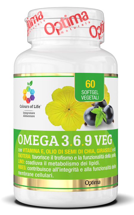 COLOURS OF LIFE OMEGA 3-6-9 VEG 60 SOFT GEL - Pharmaleader