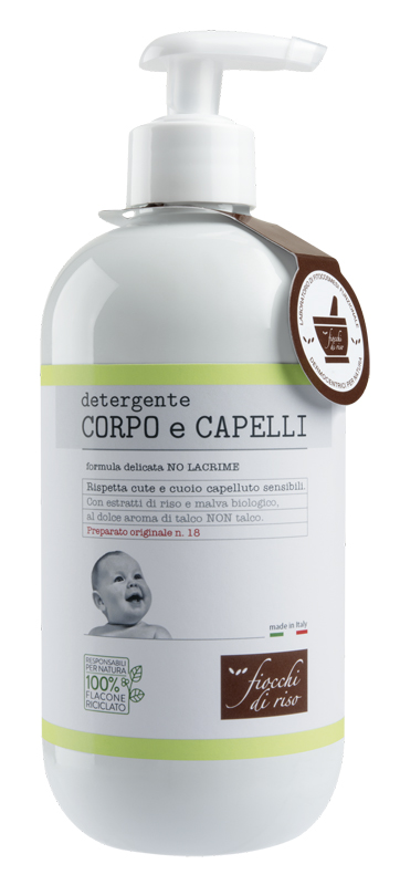 FIOCCHI DI RISO DETERGENTE CORPO/CAPELLI TALCO 400 ML - Pharmaleader