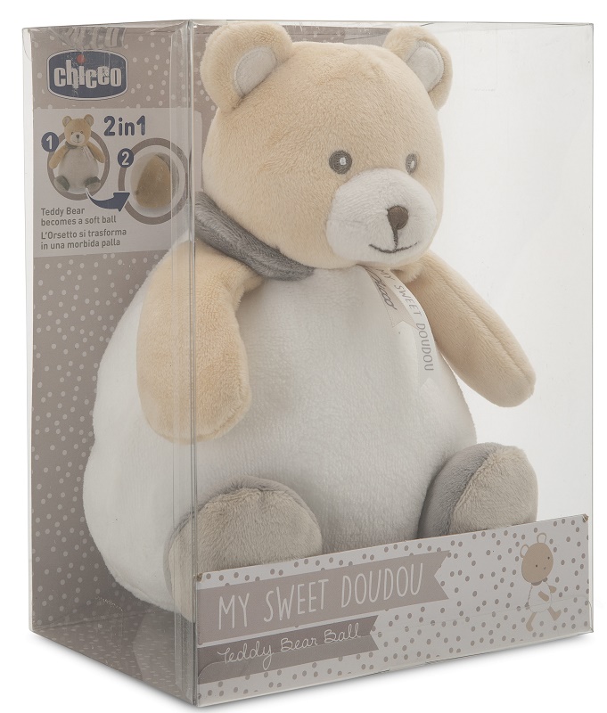 CHICCO MY SWEET DOUDOU TEDDY BEAR BALL 0M+ - Pharmaleader