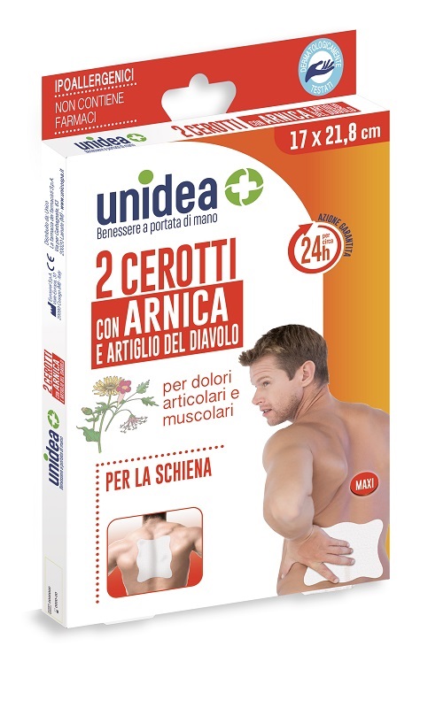 CEROTTO ALL'ARNICA UNIDEA 17X21,8 CM 2 PEZZI - Pharmaleader